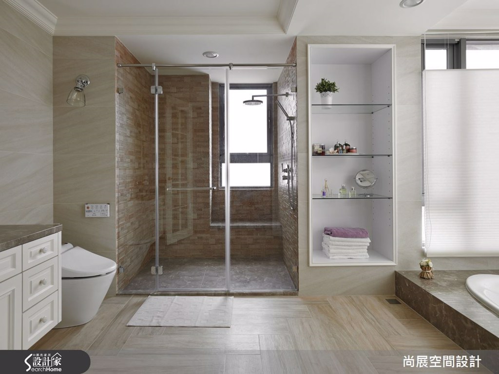 高級感浴室不必金碧輝煌！5 步驟極簡空間也能享受奢華沐浴時光(圖/設計家)