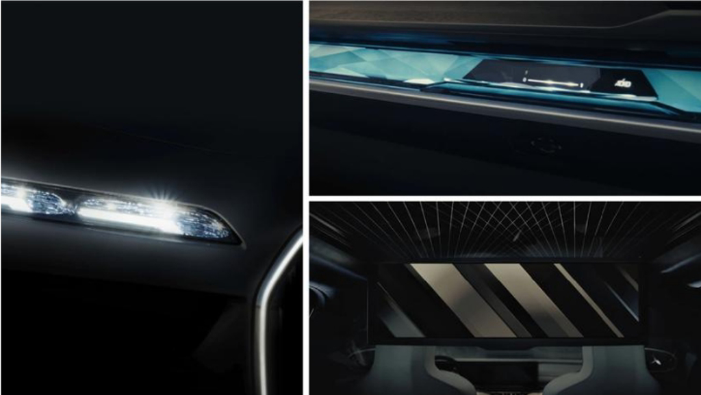 BMW i7 純電旗艦拚豪華：水晶玻璃頭燈，還有 31 吋後座「劇院級」螢幕！ (圖/DDCAR)