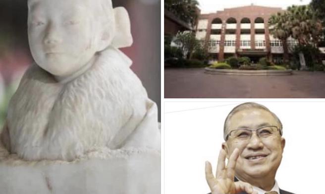 简秀枝》黄土水《少女胸像》尘埃落定长留太平国小。（爱传媒提供）