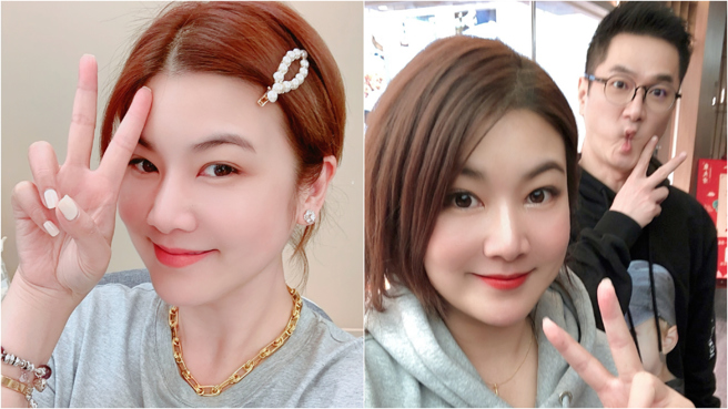 宋新妮与老公移居上海后便在网路上直播带货成销售百万女王。（图／微博@宋新妮）