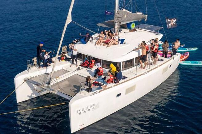 ▲大鹏湾包船航向小琉球玩法正夯。　图：娜美公主号／提供