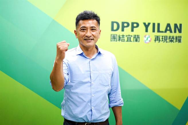 民进党提名现任苏澳镇长李明哲挑战连任。（李忠一摄）