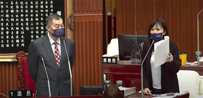 北市议员游淑慧再抓包陈信瑜说谎，怒呛还有下个录音檔。（杨亚璇台北传真）