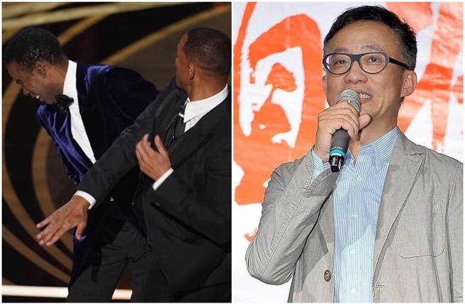 資深音樂人許常德拿威爾史密斯掌摑事件為例，表示曾有台灣藝人被激怒後拿刀刺向對方因此坐牢。（AP、中時資料照）