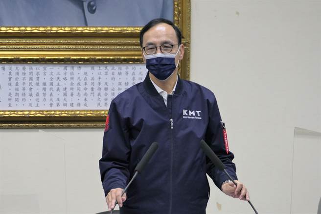 国民党主席朱立伦。（赵婉淳摄）