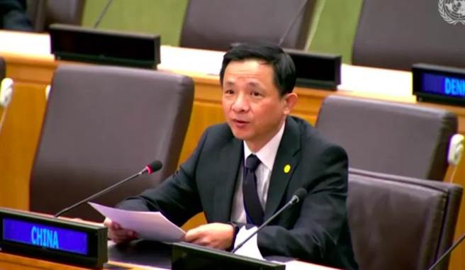 中国常驻联合国副代表戴兵大使。（中新社）