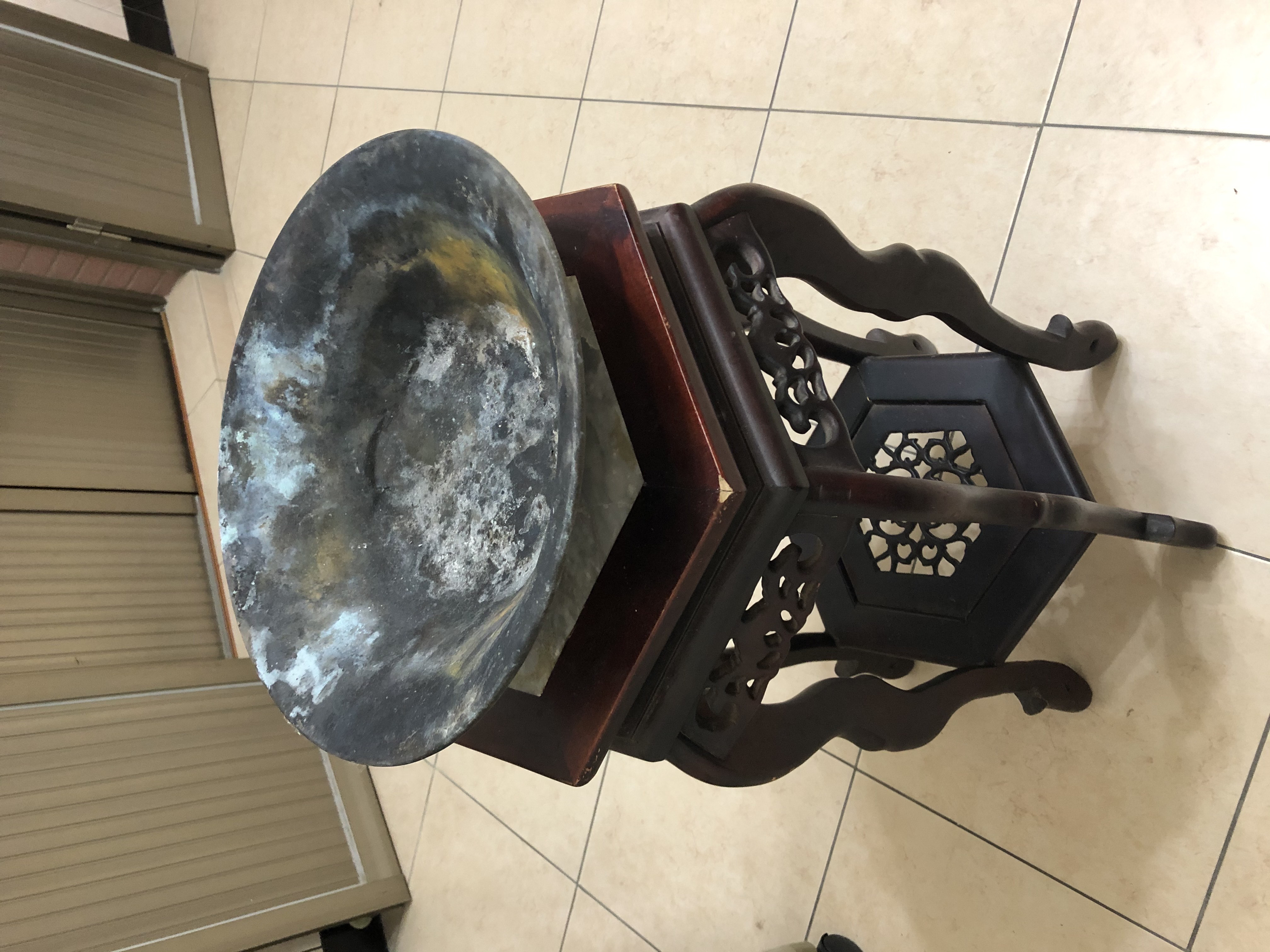 陈为学四婶婆的洗脚盆。（作者提供）