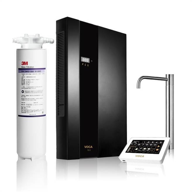 VOCA顶级瞬热饮水机TCX旗舰款，4万7000元。（VOCA提供）