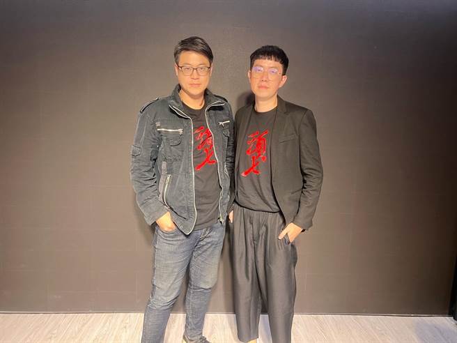 《頭七》導演沈丹桂（右）和監製葉直育共同出席茶敘。（皮諾丘電影提供）