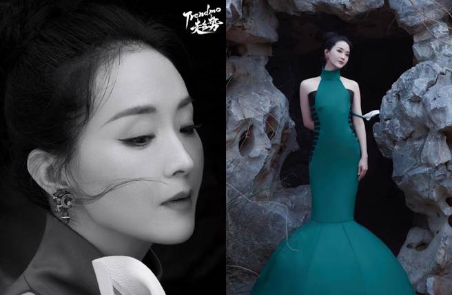 王艷时尚大片惊艳网友。(图／取自Trendmo趋势微博)