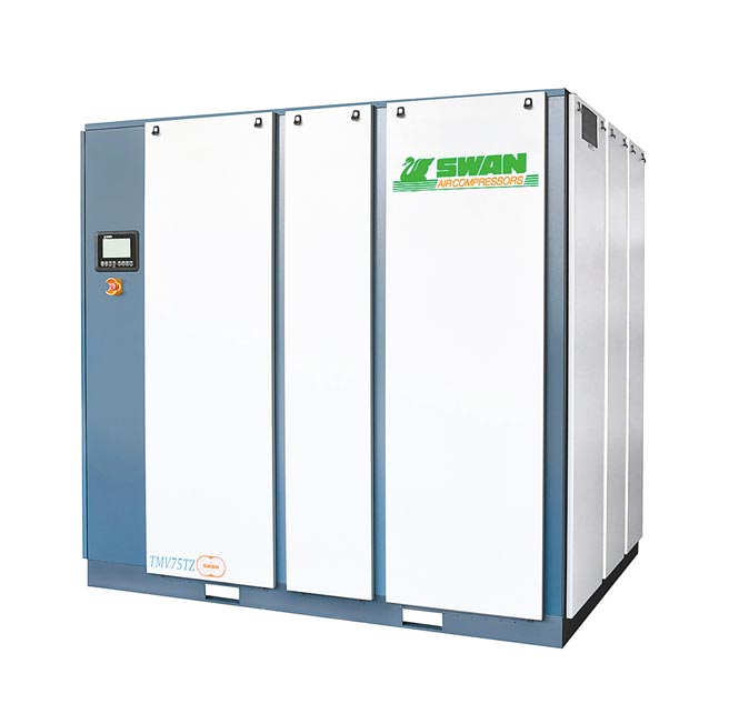 永磁直结变频式空压机（TMV75TZ）。图／东正提供