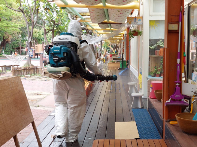 台北市大附小附幼因学生确诊，幼稚园停课10天。（校方提供）