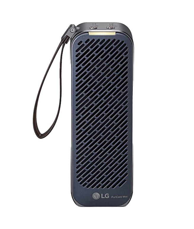Global Mall新北中和店推薦集雅社的LG AP-151MDA1 Mini隨身淨空氣清淨機，原價7990元，優惠價3990元。（Global Mall提供）