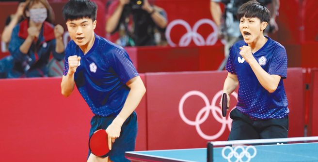 林昀儒与郑怡静今晚力拼混双金牌(本报资料照片)