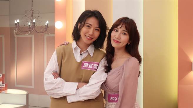 周宜霈以及Apple上節目分享「眼盲經驗」。（民視提供）