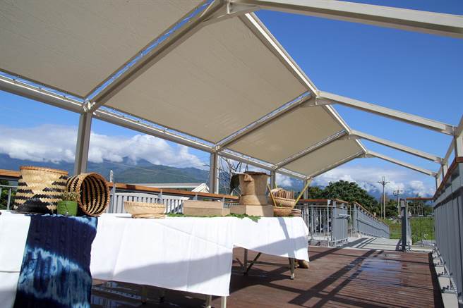 閒置多年的鹿野「中兴岗哨」整建完工，今天举行启用仪式。（纵管处提供） 