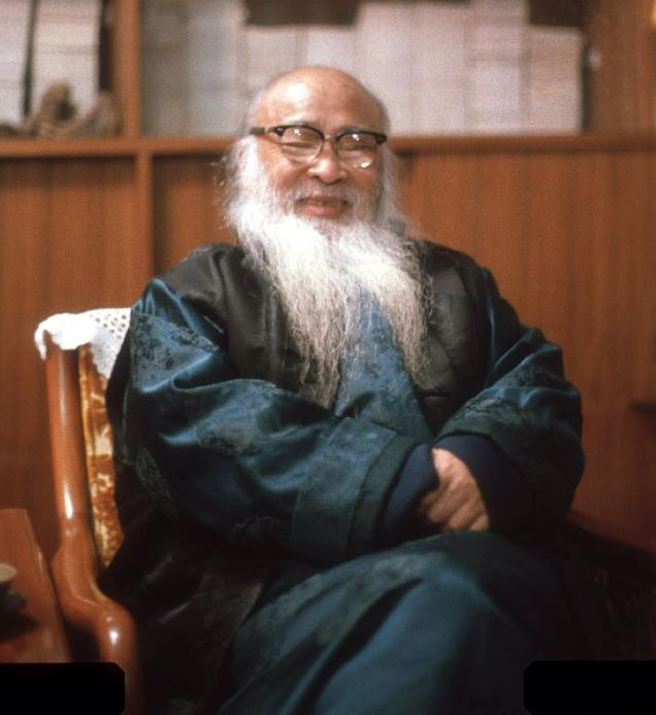 画家张大千。（梁志鹏摄）