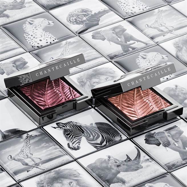 香缇卡慈善保育眼彩盘＃斑马2.5g，1950元。（香缇卡提供）