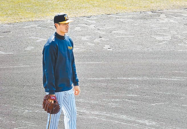 阪神虎队台湾左投陈伟殷。（撷取自陈伟殷脸书粉丝团）