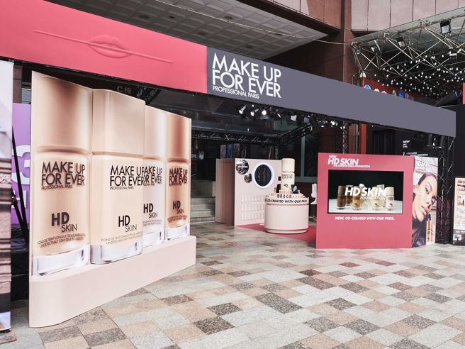 MAKE UP FOR EVER「HD SKIN粉无痕快闪店」。（图／品牌提供）
