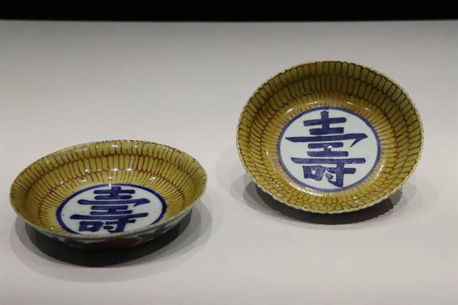 清明連假前夕，故宮南院推出「花樣何處來：一位道教皇帝對瓷器製作的影響」特展。（呂妍庭攝）