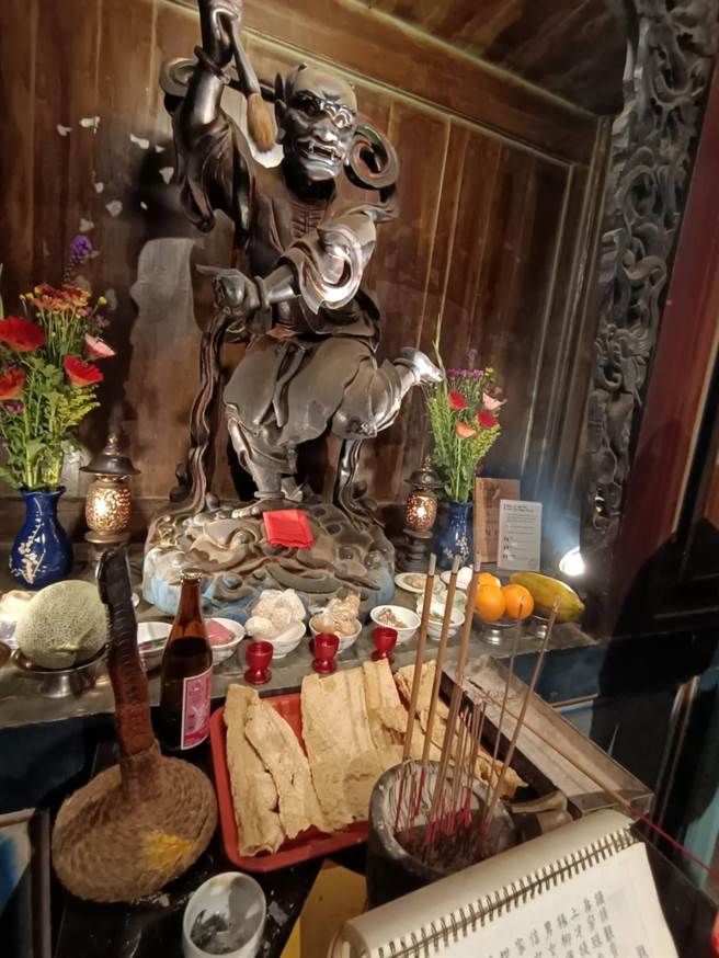 国定古蹟赤嵌楼文昌阁的魁星爷配合修復将暂移至海神庙。（台南市文化局提供／曹婷婷台南传真）