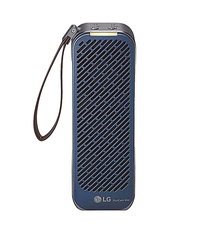 Global Mall新北中和店推荐集雅社的LG AP-151MDA1 Mini随身净空气清净机，原价7990元，优惠价3990元。（GlobalMall提供）