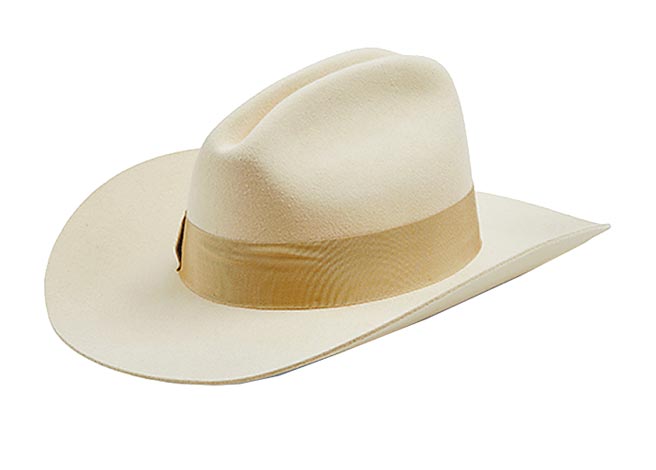 Gucci米色緞帶牛仔帽，2萬7000元。（Gucci提供）