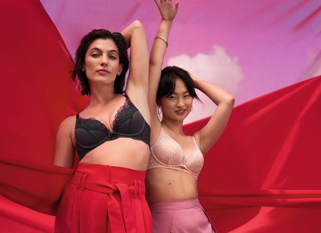 黛安芬．嘉年华水感动系列_绚丽水感动系列主视觉。（黛安芬提供）