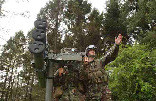 「星纹」（Starstreak）防空飞弹系统（图／路透）