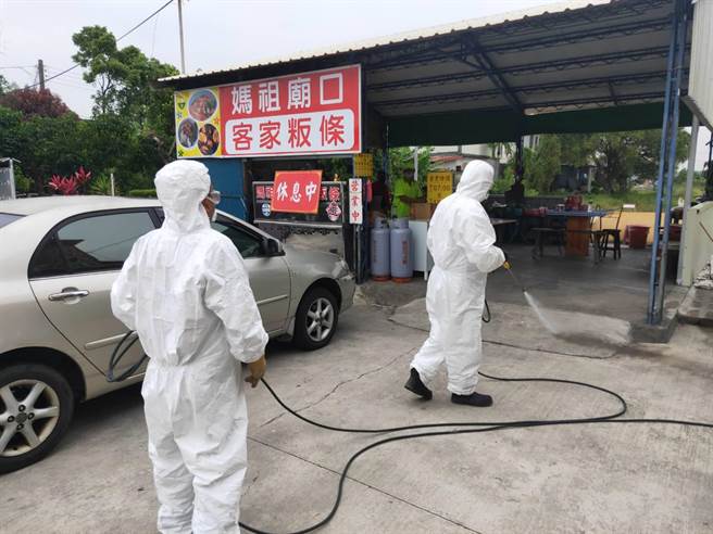 本土疫情增溫，屏東也新增1例確診案「24016」為保五員警，縣府已就其足跡進行清消。（屏縣府提供／謝佳潾屏東傳真）