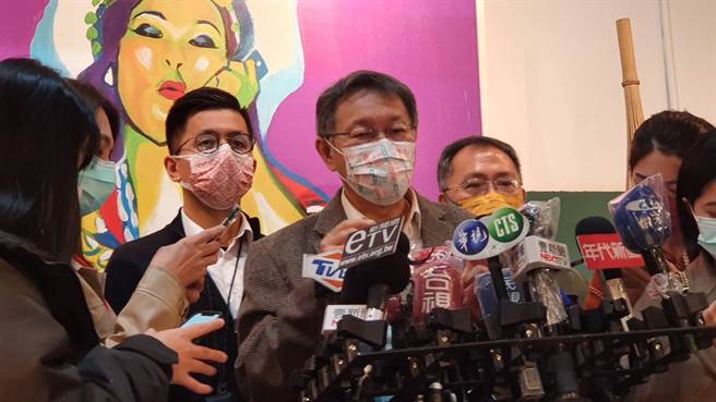 台北市长柯文哲。（黄婉婷摄）