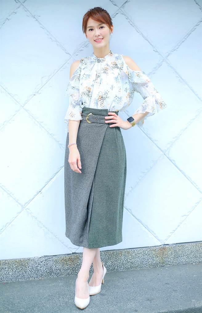 刘宜函产后快速恢復苗条身材。（粘耿豪摄）