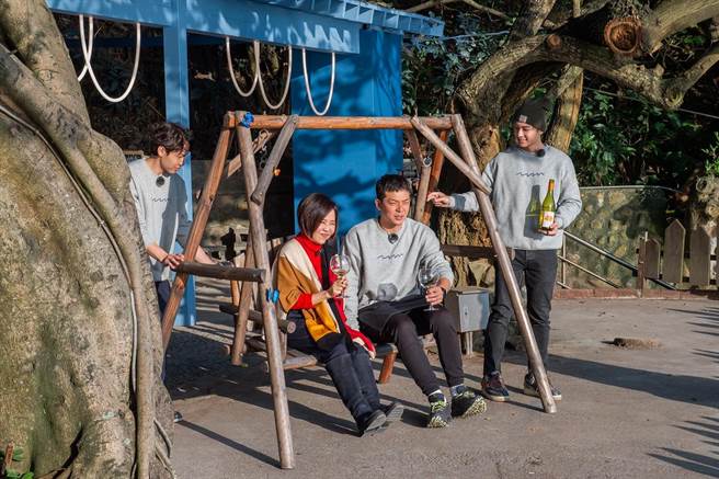 于美人对餐厅环境讚不绝口。（TVBS提供）