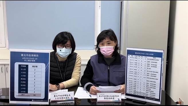 台北市又传出有专责病房护理师确诊，北市卫生局疾病管制科长张惠美证实，今天新北市有一例本土病例案23987，为30多岁女性。（北市卫生局提供／游念育台北传真）