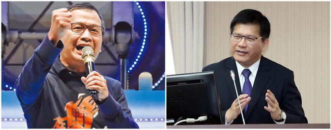 國民黨台北市議員羅智強（左圖）、前交通部長林佳龍（右圖）。（本報資料照片）