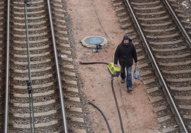 俄罗斯用飞弹袭击第聂伯罗彼得罗夫斯克州(Dnipropetrovsk Oblast)的铁路。(示意图/路透社)