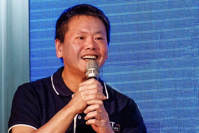 国民党立委林为洲表态选竹北市长。（本报资料照/罗浚滨摄）