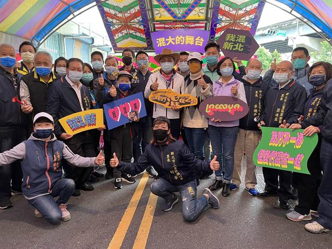 新北市长侯友宜出席多元文化节活动。（王扬杰摄）