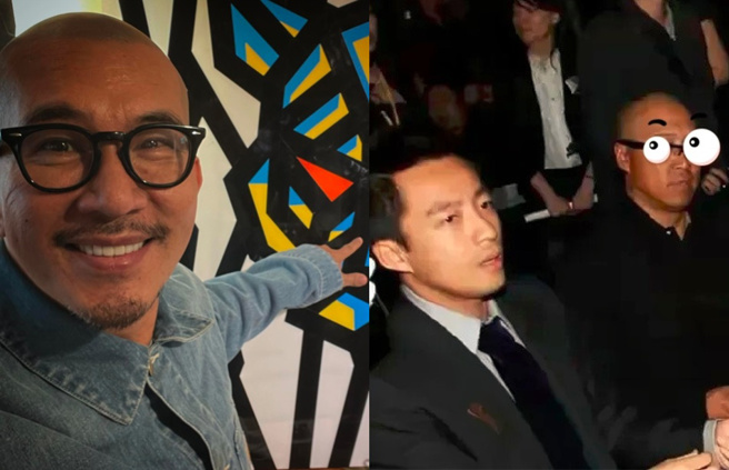 大S再婚對象具俊曄(左)竟和汪小菲(中)的繼父田益賓(右)意外撞臉，引網友熱議。（圖／取自具俊曄IG、綜藝館長微博）