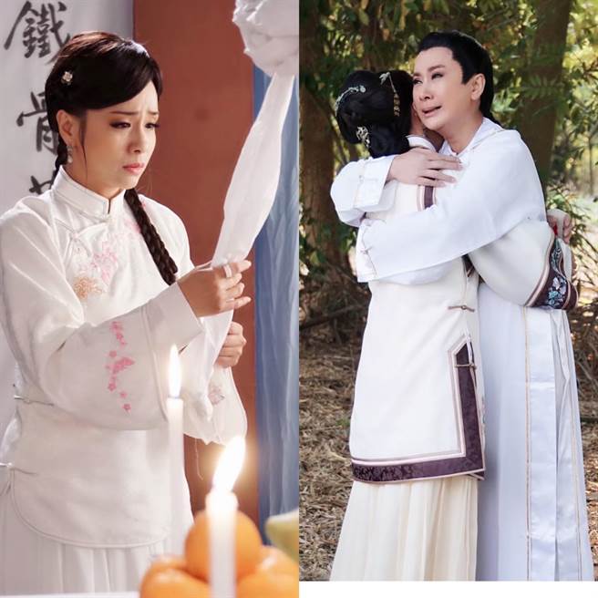 陈亚兰（右）在《嘉庆君游臺湾》与陈怡真感情走向备受关注。（欣湉国际提供）