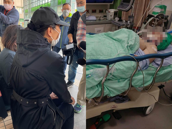 锺男今（4）举办告别式；母亲说锺男曾托梦说「妈妈，我的头好痛」，更怒批开枪员警、开车驾驶都没有到场，也从未道歉。（翻摄画面）