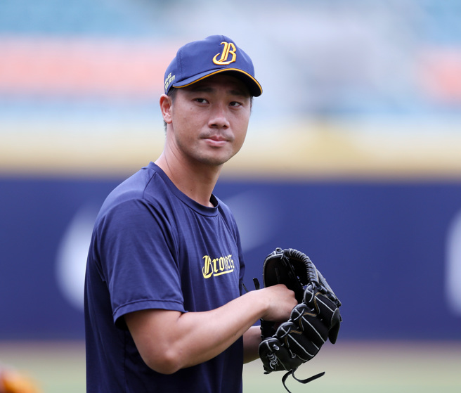 中信兄弟李振昌。（资料照，陈怡诚摄）