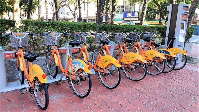 苗县府在苗栗、头份、竹南三大市镇，再各增建5个YouBike租赁站点。（李京升摄）