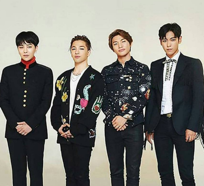 韩国天团BIGBANG。(图/ 摘自BIGBANG IG)