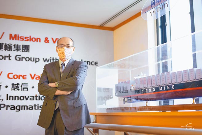 國營事業大位爭奪戰開打，陽明海運董事長鄭貞茂近期頻上媒體，大談讓陽明翻身的政績。（海大提供／本報資料照片）