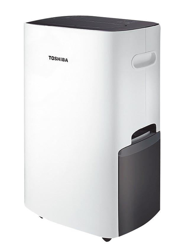 全国电子的东芝17.5L节能高效除溼机，1万8900元，5月31日前东芝推出母亲节感恩回馈，买就送东芝12吋直流遥控风扇。（全国电子提供）