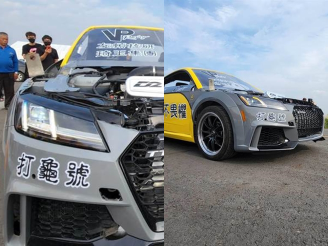 廖老大说场地所在的高美湿地有「侧风」，不确定是助力或阻力，「就看老天爷帮不帮忙」，强调15日以前若真的没破8.93秒纪录，就会捐出1百万。（翻摄照片）