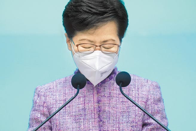 香港特首林郑月娥。（路透）