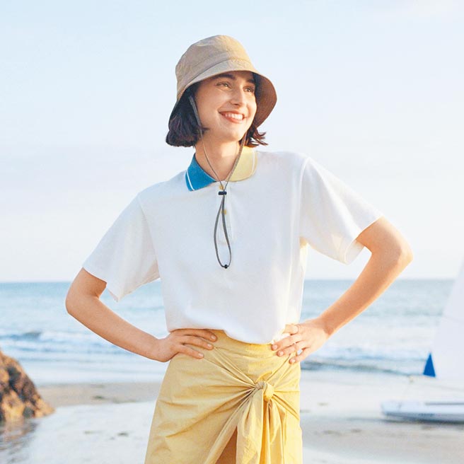Uniqlo渔夫帽防水又透气，夏季也适合穿戴。（Uniqlo提供）